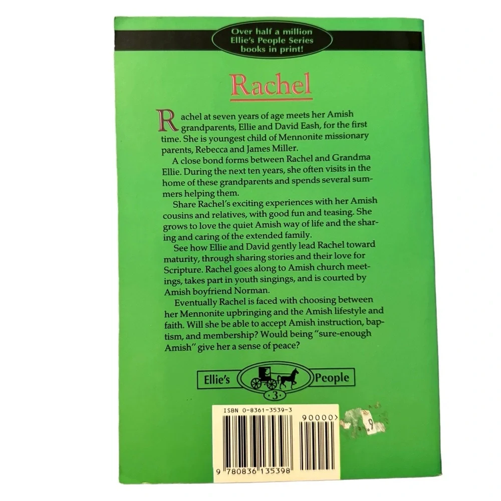 (Book) “Rachel,” By Mary Christner Borntrager. Copyright 1990.